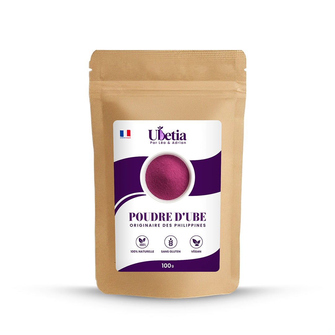 Ubetia® : Poudre d’Ube Premium des Philippines - Sachet 100g - Ubetia
