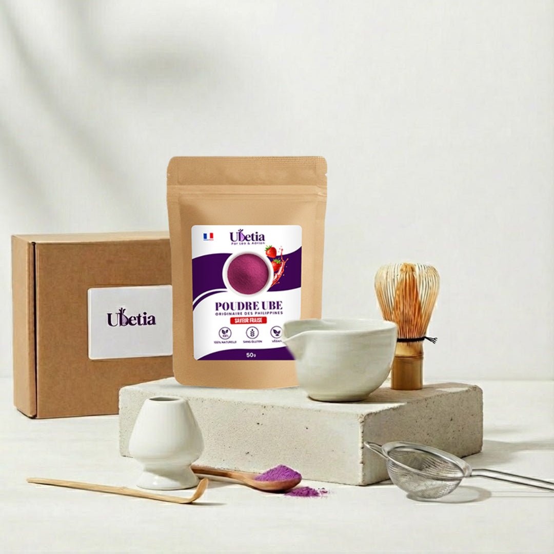 Kit Découverte Ube Saveur Fraise – Édition Blanc Brillant - Ubetia