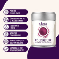 Ubetia® : Poudre d’Ube Nature Premium des Philippines - Canette 100g - Ubetia