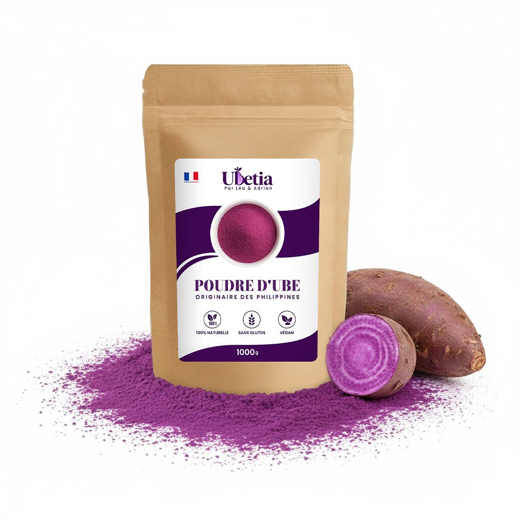 Ubetia® : Poudre d’Ube Premium des Philippines - Sachet 1kg - Ubetia