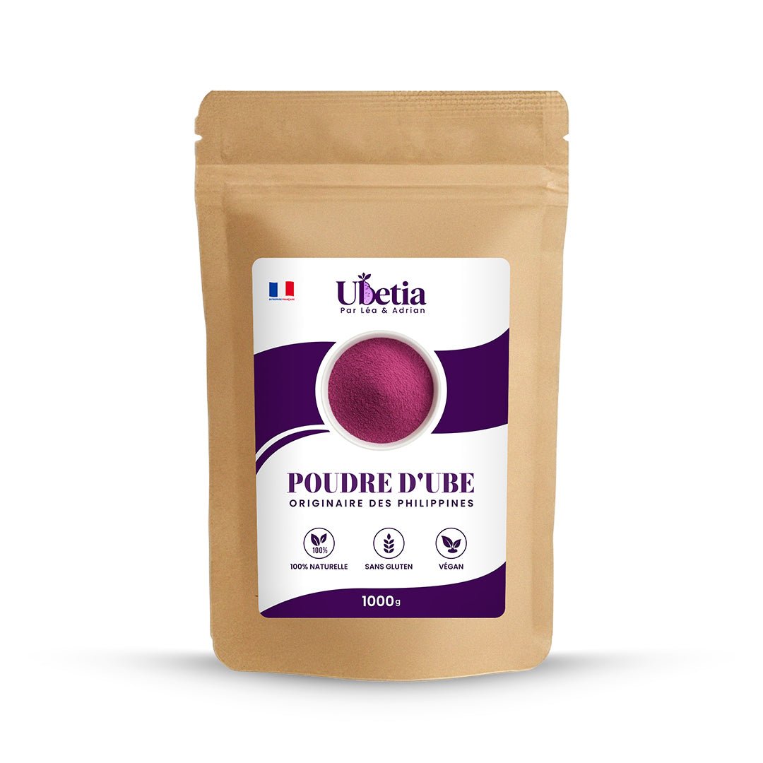 Ubetia® : Poudre d’Ube Premium des Philippines - Sachet 1kg - Ubetia