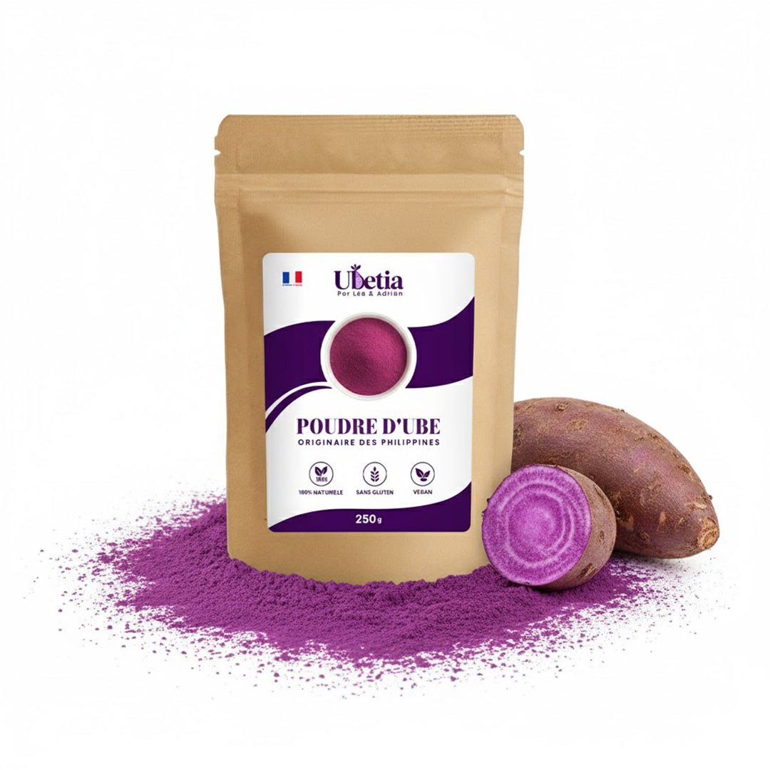 Ubetia® : Poudre d’Ube Premium des Philippines - Sachet 250g - Ubetia