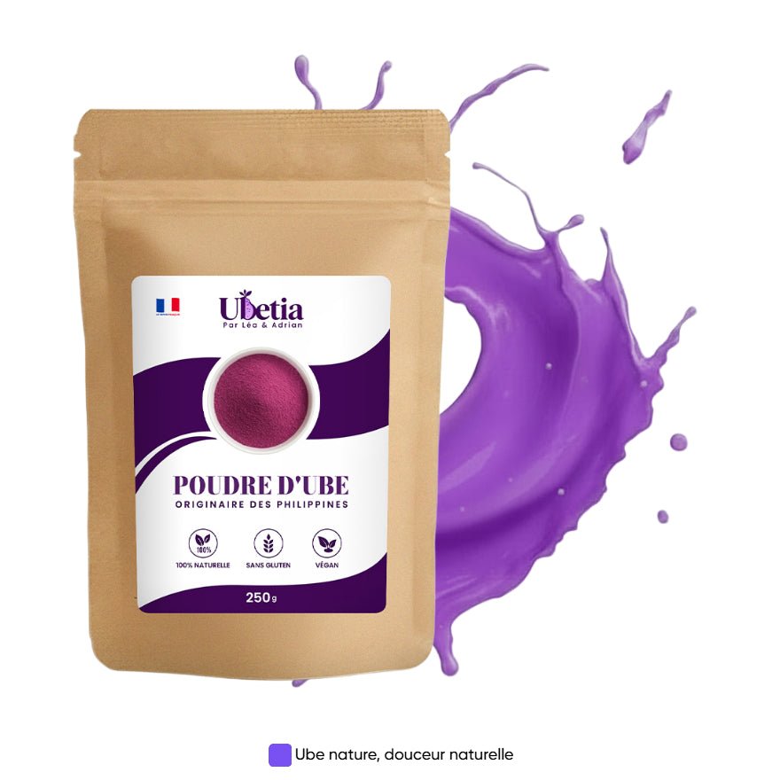 Ubetia® : Poudre d’Ube Premium des Philippines - Sachet 250g - Ubetia