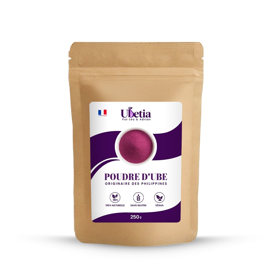 Ubetia® : Poudre d’Ube Premium des Philippines - Sachet 250g - Ubetia