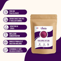 Ubetia® : Poudre d’Ube Premium des Philippines - Sachet 50g - Ubetia