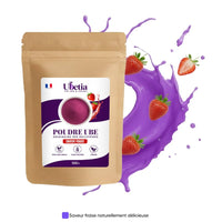 Ubetia® : Poudre d’Ube Saveur Fraise Premium des Philippines - Sachet 100g - Ubetia