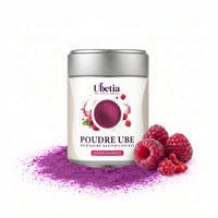 Ubetia® : Poudre d’Ube Saveur Framboise Premium des Philippines - Canette 100g - Ubetia