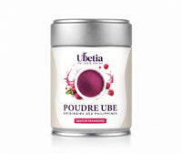 Ubetia® : Poudre d’Ube Saveur Framboise Premium des Philippines - Canette 100g - Ubetia