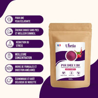 Ubetia® : Poudre d’Ube Saveur Framboise Premium des Philippines - Sachet 1kg - Ubetia