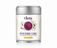 Ubetia® : Poudre d’Ube Saveur Vanille Premium des Philippines - Canette 100g - Ubetia