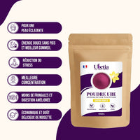 Ubetia® : Poudre d’Ube Saveur Vanille Premium des Philippines - Sachet 1kg - Ubetia