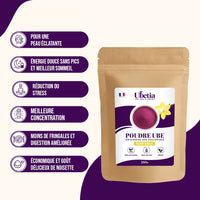 Ubetia® : Poudre d’Ube Saveur Vanille Premium des Philippines - Sachet 250g - Ubetia