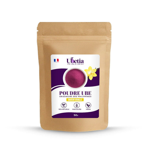 Ubetia® : Poudre d’Ube Saveur Vanille Premium des Philippines - Sachet 50g